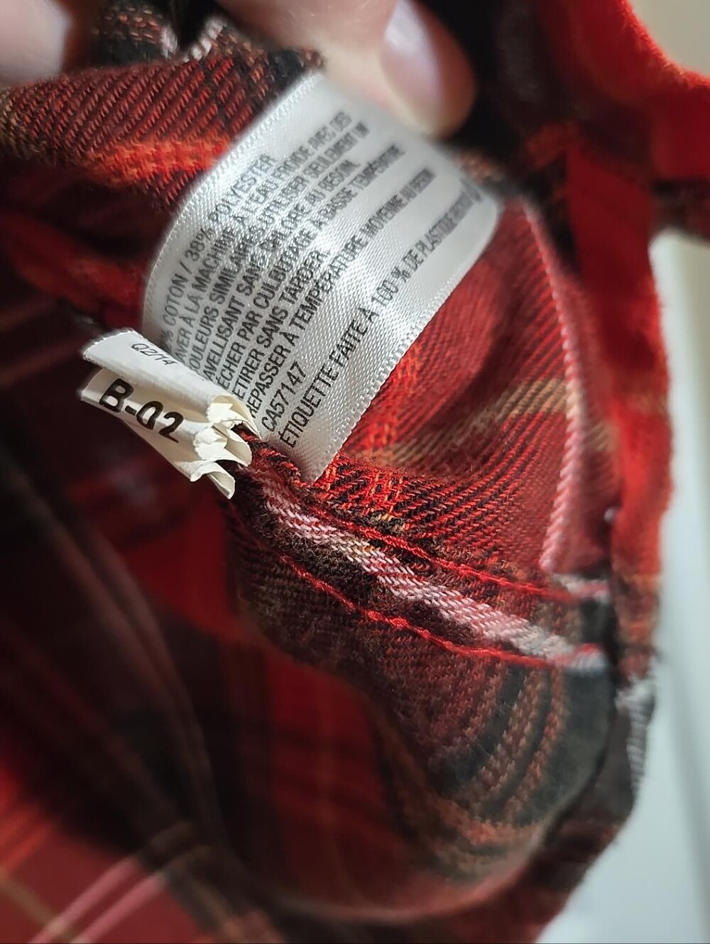 Mossimo Supply Co Red Black Plaid Flannel Shirt Women’s M Grunge 2014 - Picture 10 of 11